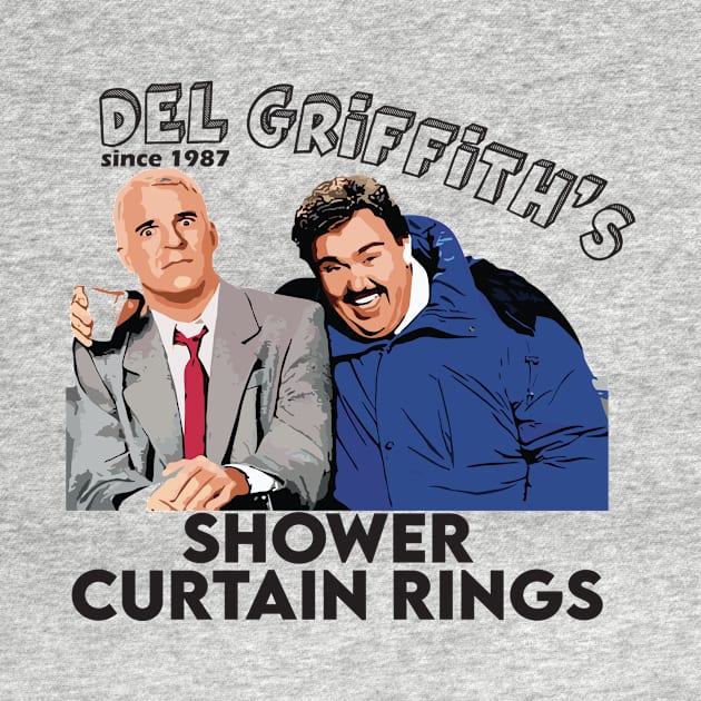 Del Griffith's Since 1987 - Shower Curtain Rings by aidreamscapes